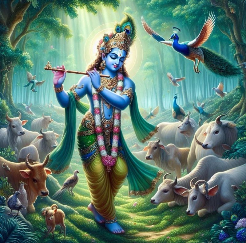कृष्ण भगवान का फोटो