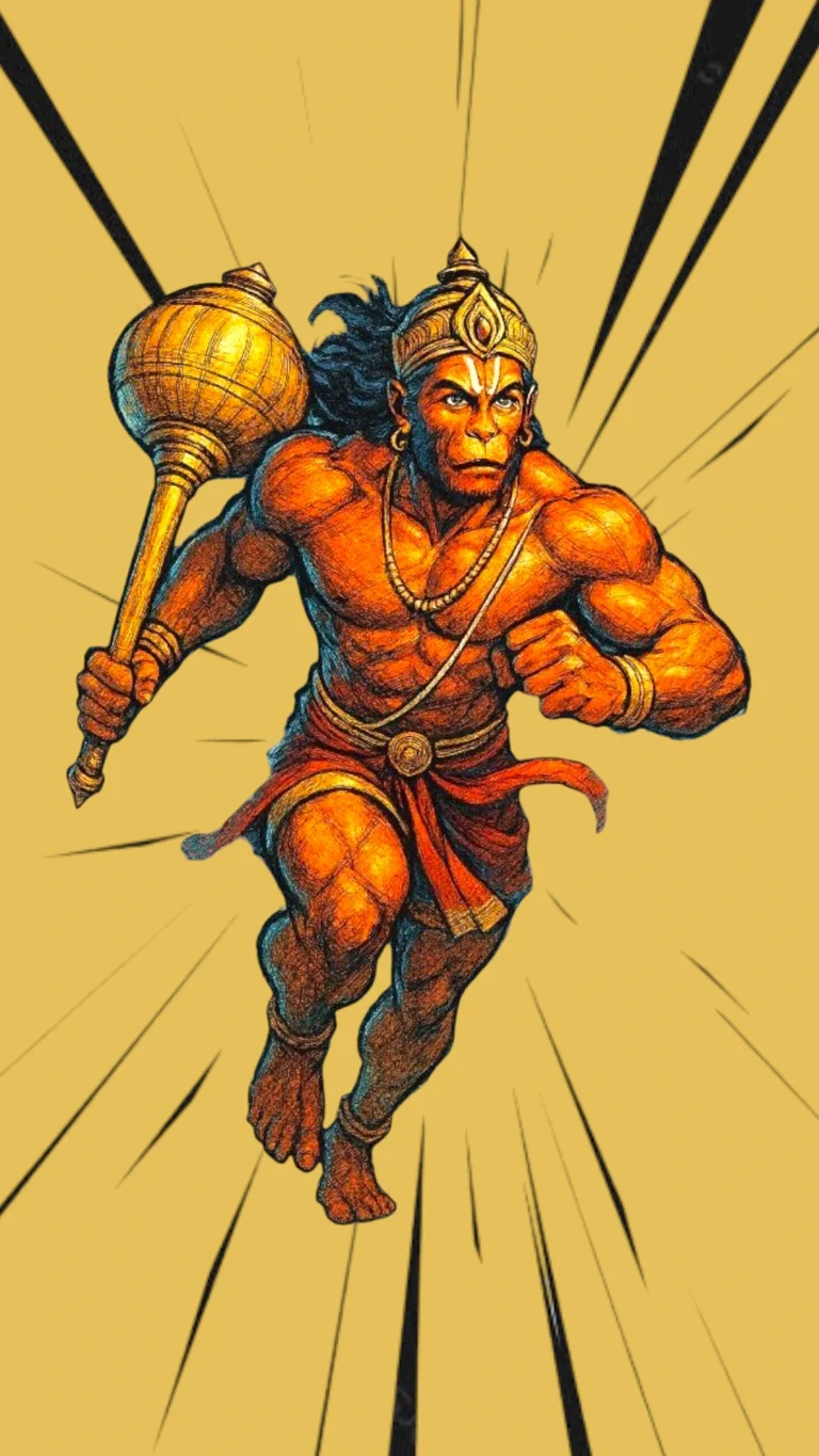 Download Hanuman Ji HD wallpaper in 4K