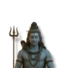 Lord Shiva meditating with Trishul in peaceful posture HD wallpaper