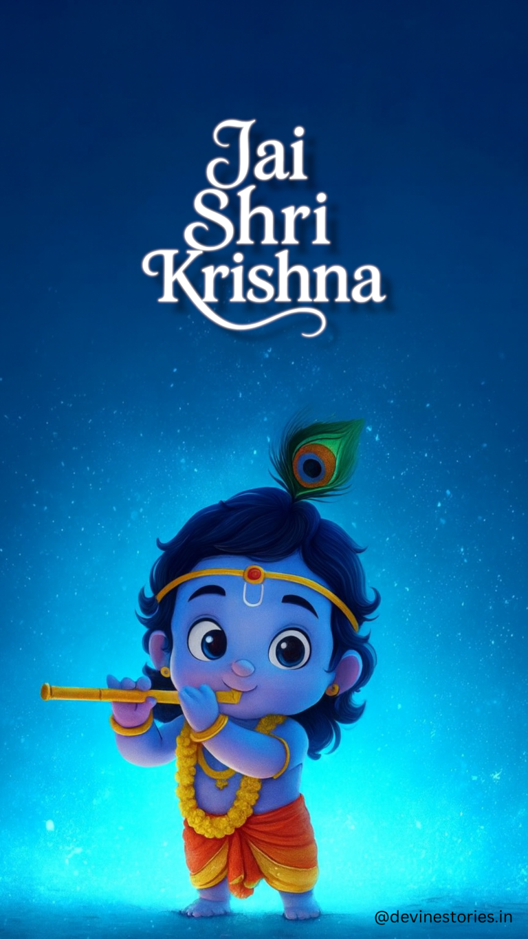 Download HD Baby Krishna Flute Wallpaper