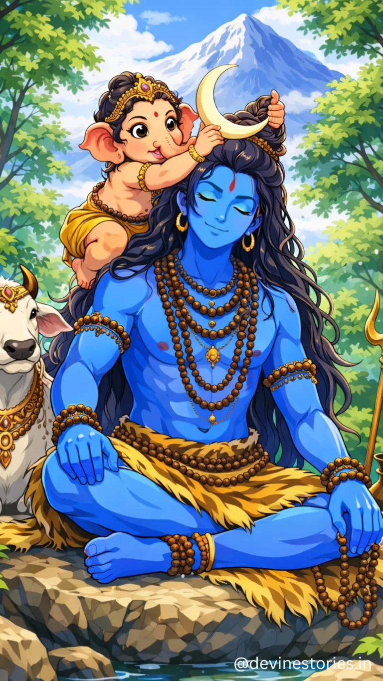 Download HD Lord Shiva Baby Ganesha Wallpaper