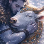 Download HD 4k Lord Shiva Embracing Nandi