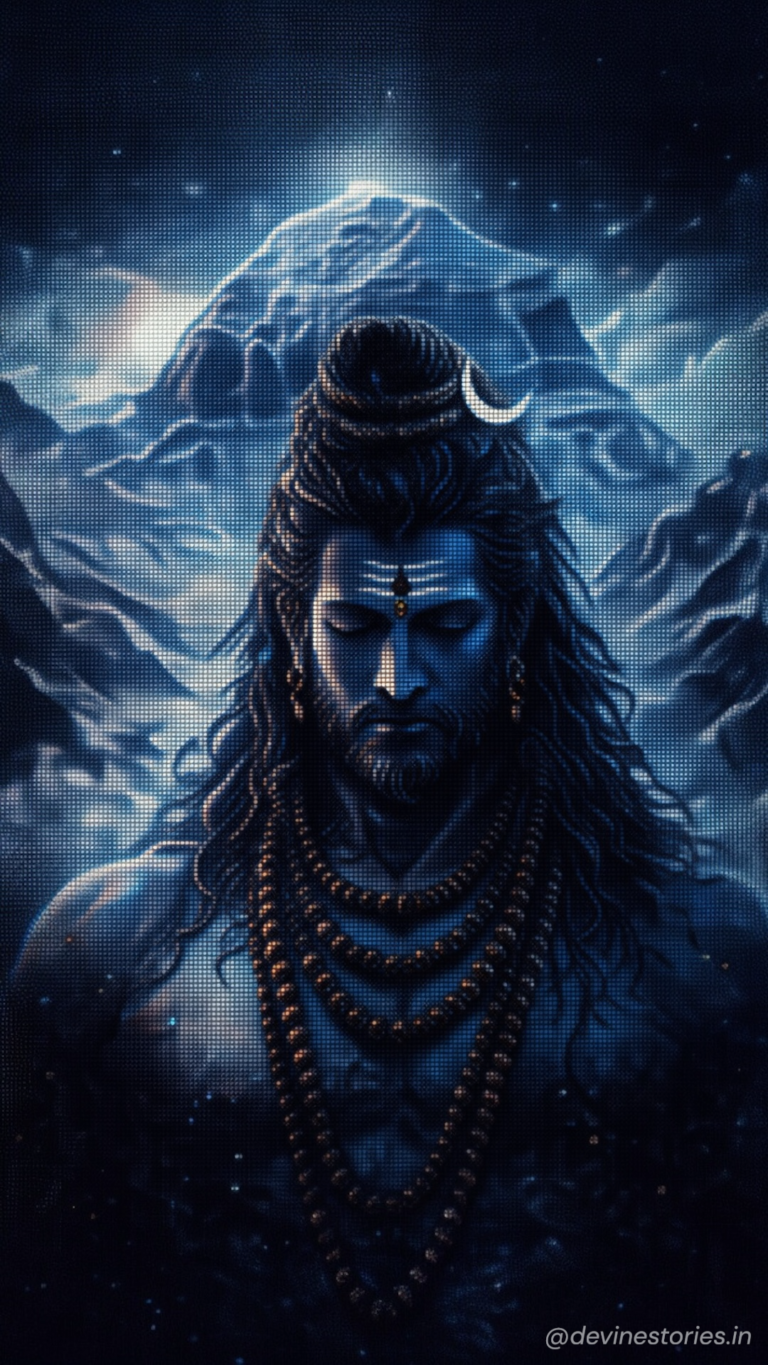 Download Lord Shiva Meditation Wallpaper in Himalayas – 4K Divine Art