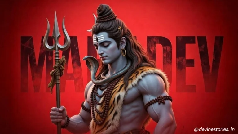 Download Mahadev Lord Shiva 4K Wallpaper – Powerful Red Background
