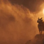 Download Lord Shiva with Nandi 4K HD Sunset Wallpaper