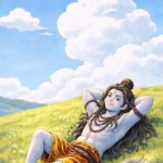 Download Peaceful Anime Lord Shiva Relaxing in Nature | Mahadev Aesthetic Wallpaper 4k HD