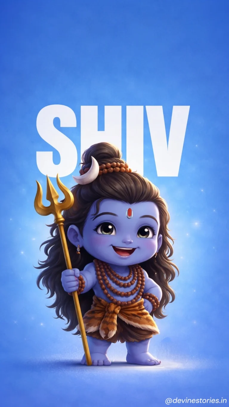 Download Cute Baby Shiv HD Wallpaper | Lord Shiva 4K Background