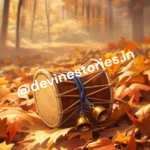 Download Damru in Autumn Forest 4K Wallpaper | Aesthetic Nature Spiritual Background