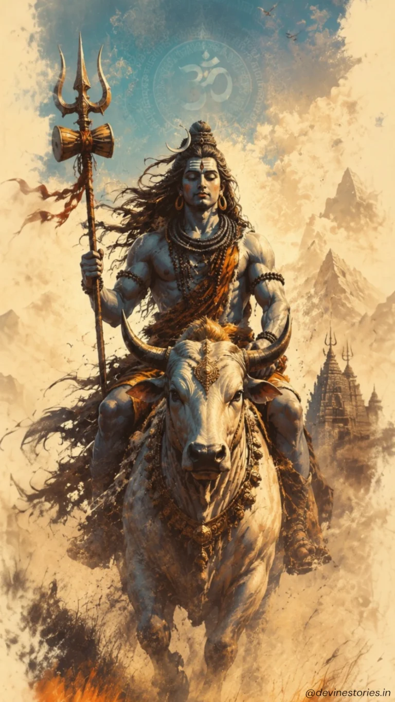 Download Lord Shiva with Nandi HD Wallpaper – Divine Mahadev 4K Image