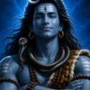 Download Lord Shiva HD 4K Wallpaper – Mahadev Blue Portrait for Mobile & Desktop