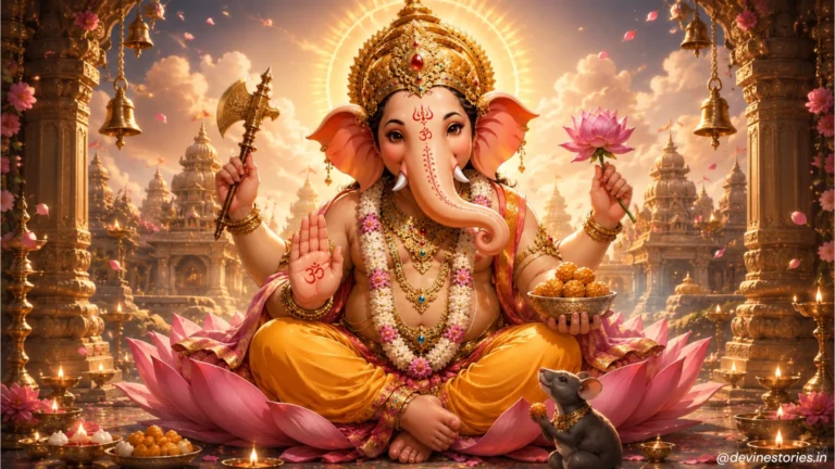 Download Divine Lord Ganesha HD Wallpaper | Beautiful Ganpati Image