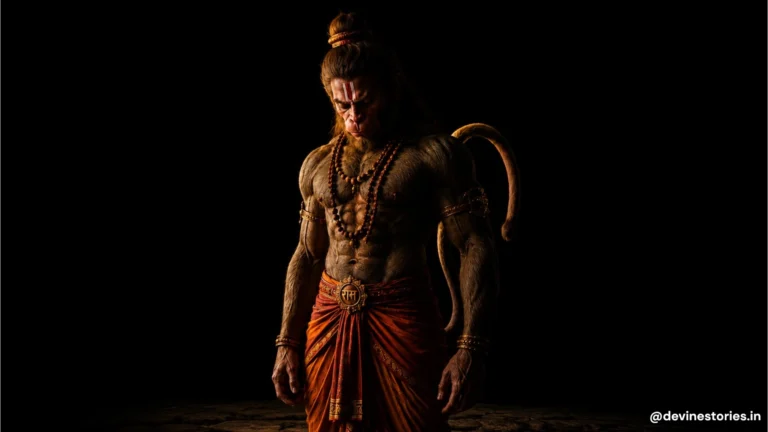 Download Lord Hanuman 4K HD Wallpaper | Powerful Bajrangbali Dark Theme