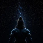 Download Lord Shiva Starry Night 4K HD Wallpaper | Divine Cosmic View