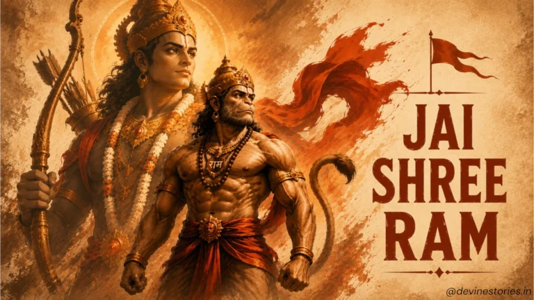 Download Jai Shree Ram Lord Rama and Hanuman 4K Wallpaper