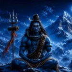 Download Lord Shiva Meditating in the Himalayas – Mystic Night HD Wallpaper