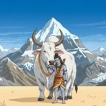 Download Lord Shiva with Nandi Bull HD Mobile Wallpaper
