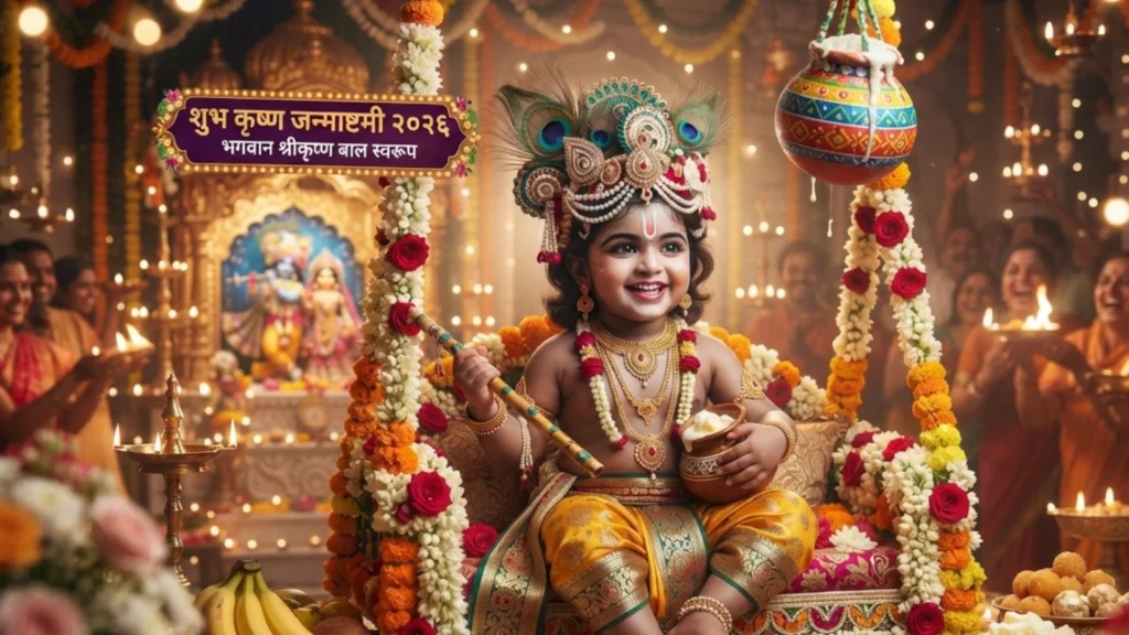 कृष्ण जन्माष्टमी 2026 - भगवान श्रीकृष्ण बाल स्वरूप