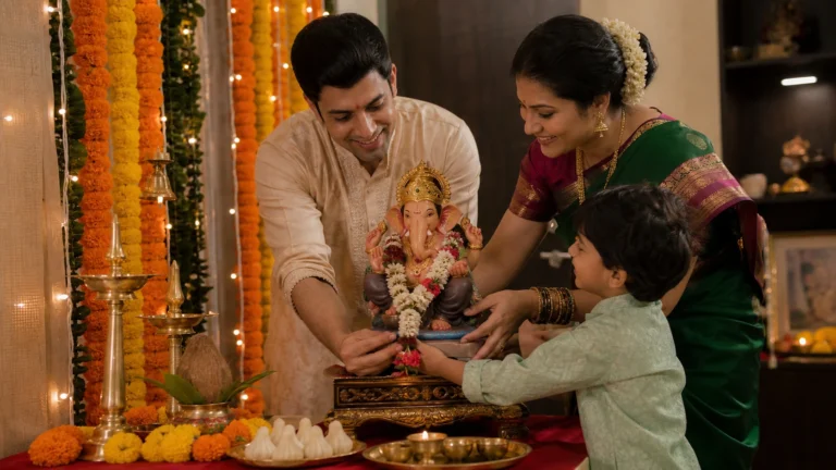 घर में गणेश स्थापना पूजा विधि